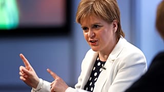 Nicola Sturgeon in London