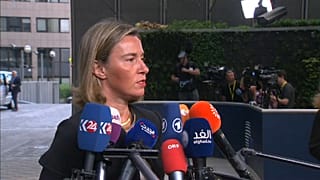 Mogherini: "Confío plenamente en las instituciones italianas"