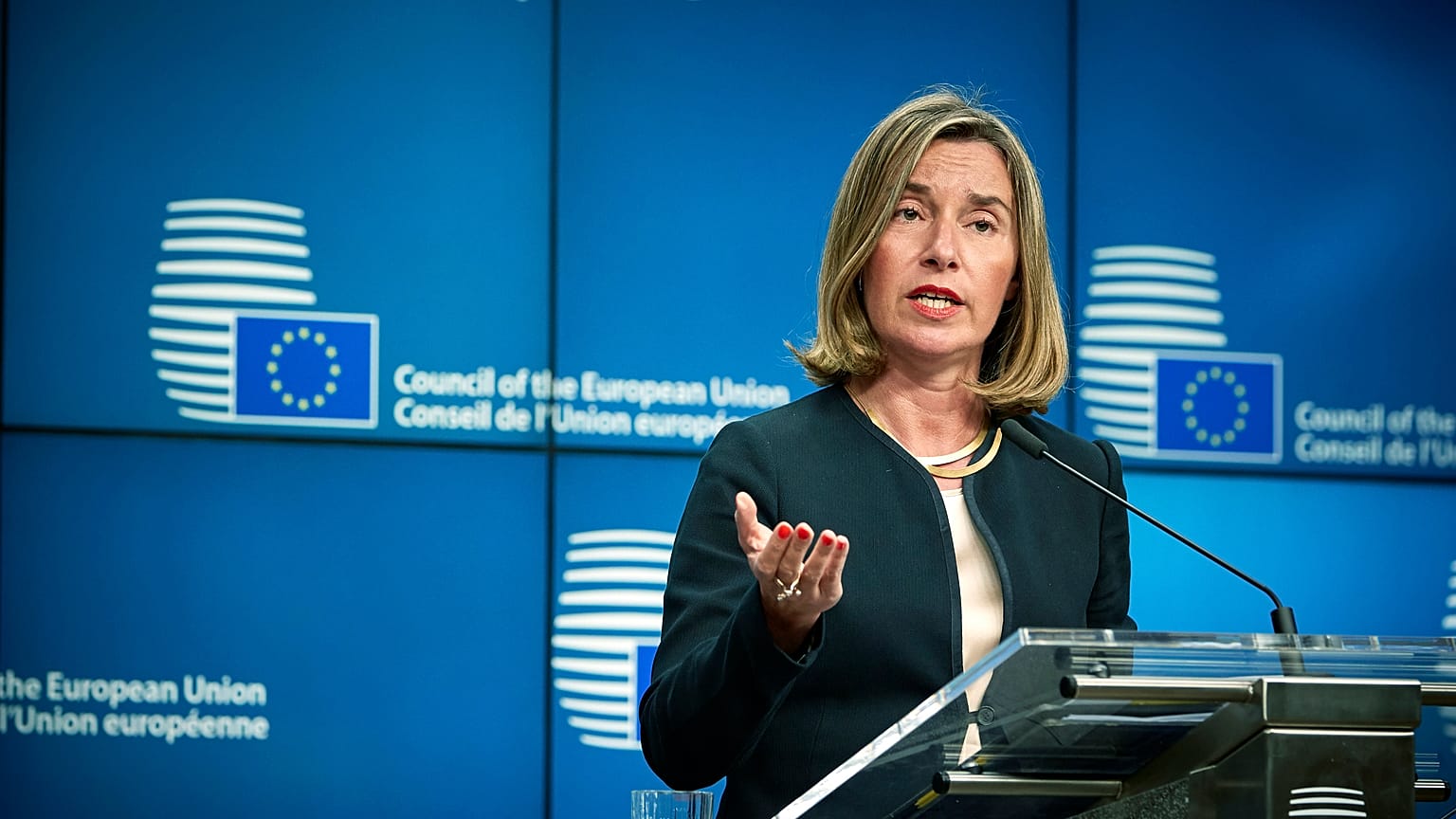 Federica Mogherini la cheffe de la diplomatie de l'UE