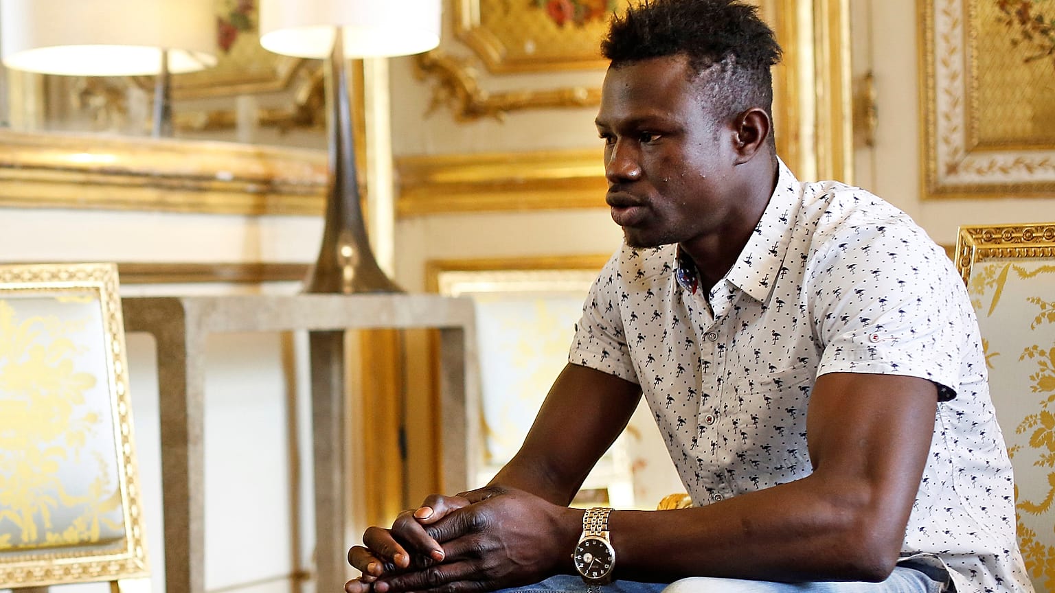 Mamoudou Gassama bei Emmanuel Macron