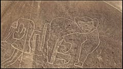 Giant drawings found near Nazca Lines in Peru desert