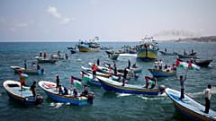 حرکت قایق‌های فلسطینی برای شکست حصر غزه