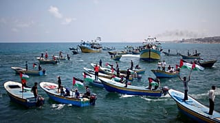 حرکت قایق‌های فلسطینی برای شکست حصر غزه