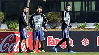 من تدريبات المنتخب الأرجنتيني
