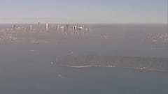Sydney disappears in smoke