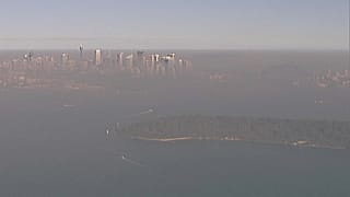 Sydney disappears in smoke