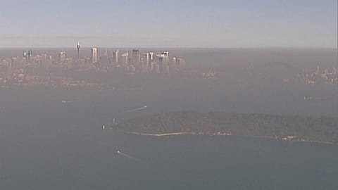 Sydney disappears in smoke