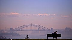 Sydney dans la brume