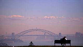 Sydney dans la brume