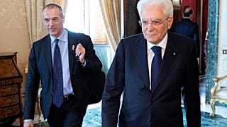 Sergio Mattarella et Carlo Cottarelli