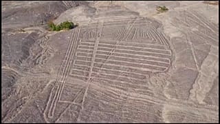 Geóglifos encontrados no deserto do Peru