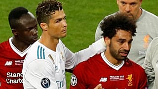 Ronaldo conforta Salah após a lesão na final da Liga dos Campeões