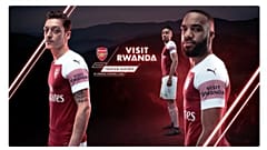 Ruanda vai ser um dos patrocinadores dos "gunners" em 2018/19