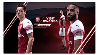 Ruanda vai ser um dos patrocinadores dos "gunners" em 2018/19