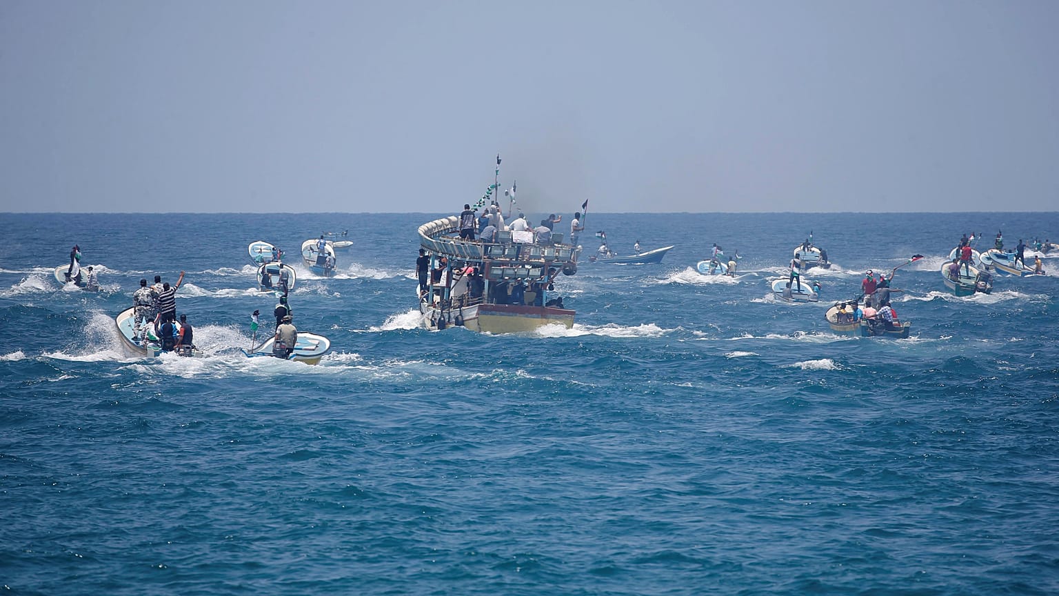 Israels Marine fängt Boot mit Palästinensern ab