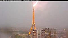 Rayos sobre la Torre Eiffel 