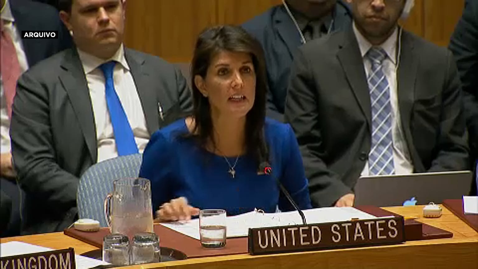 Niki Haley. embaixadora dos EUA na ONU