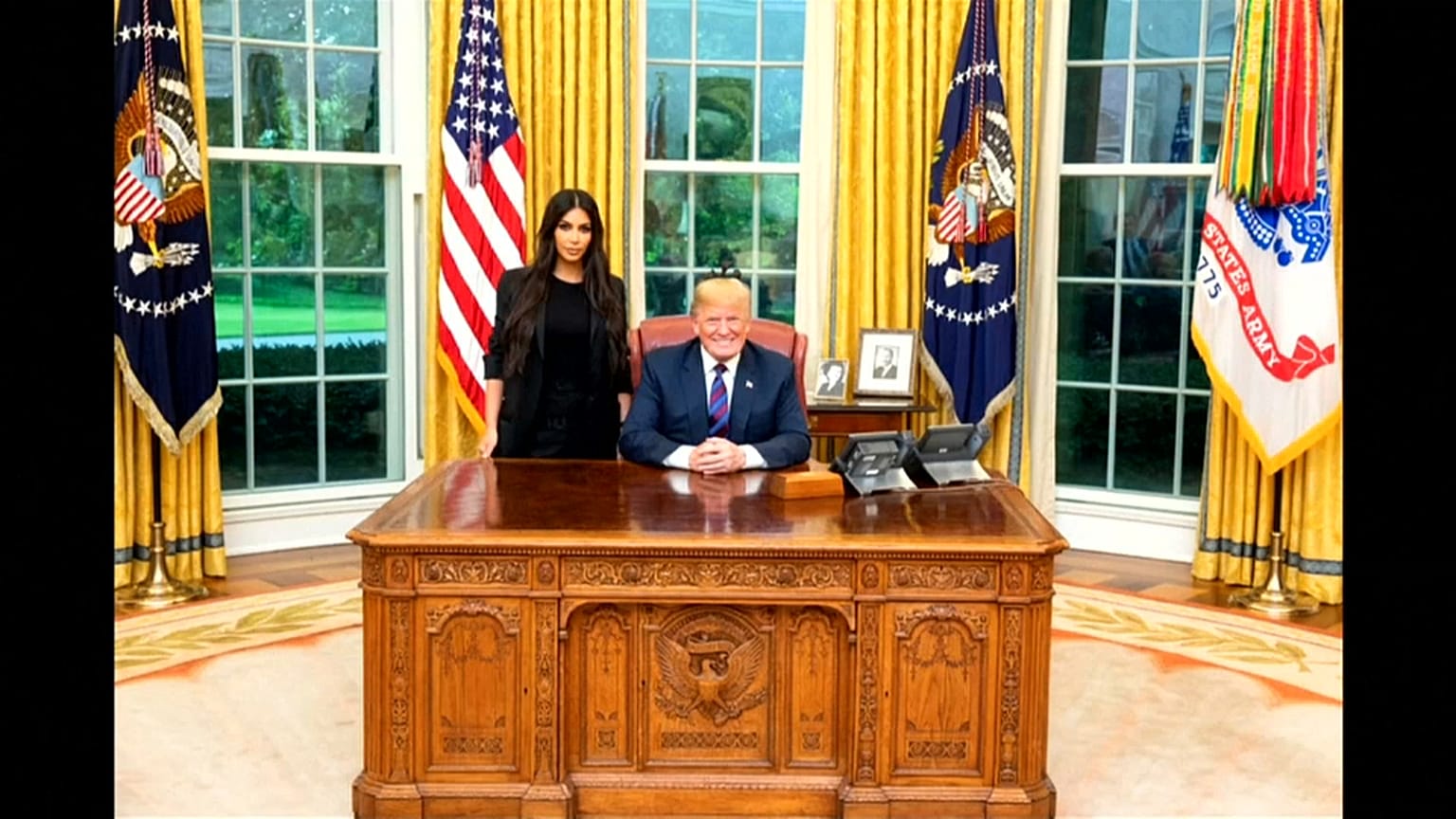 Ким в гостях у Трампа