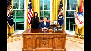 Ким в гостях у Трампа