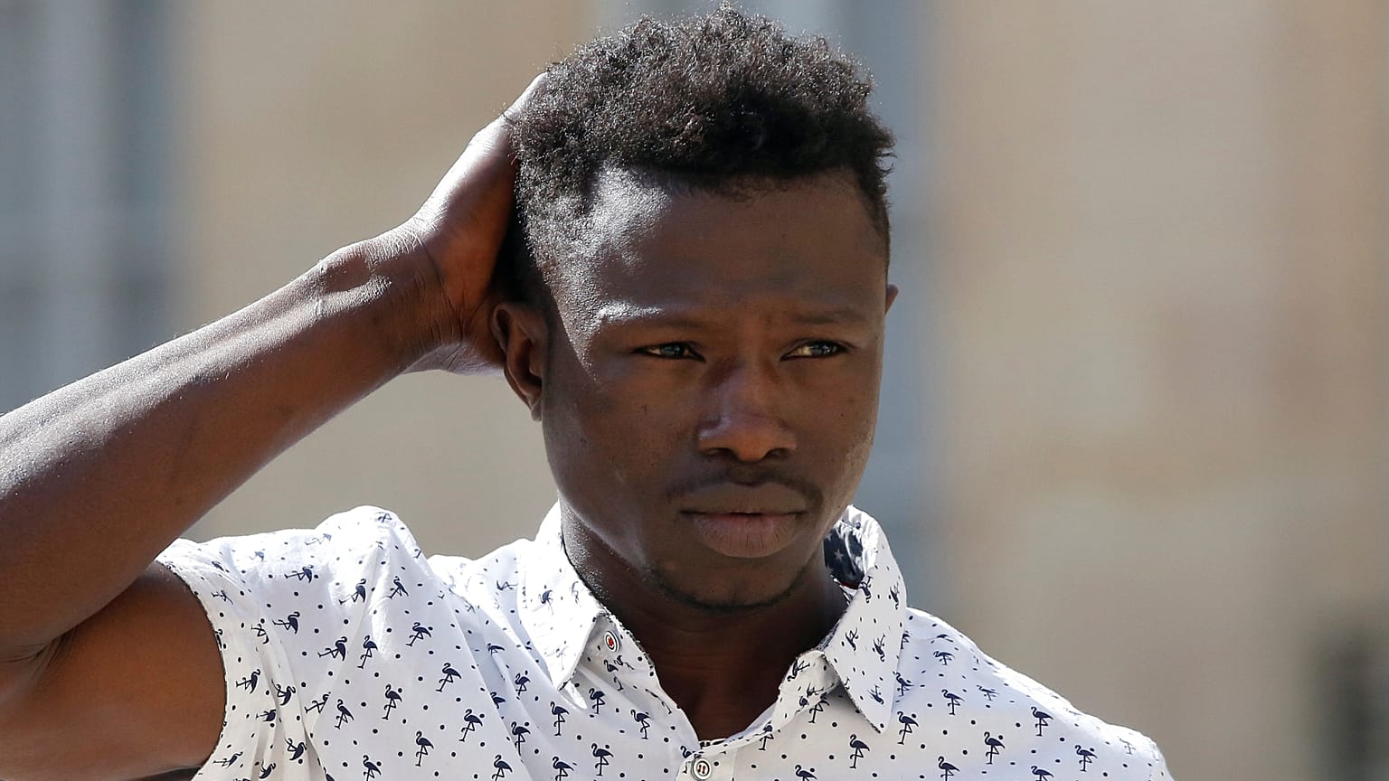 Mamoudou Gassama : "Je suis très content"