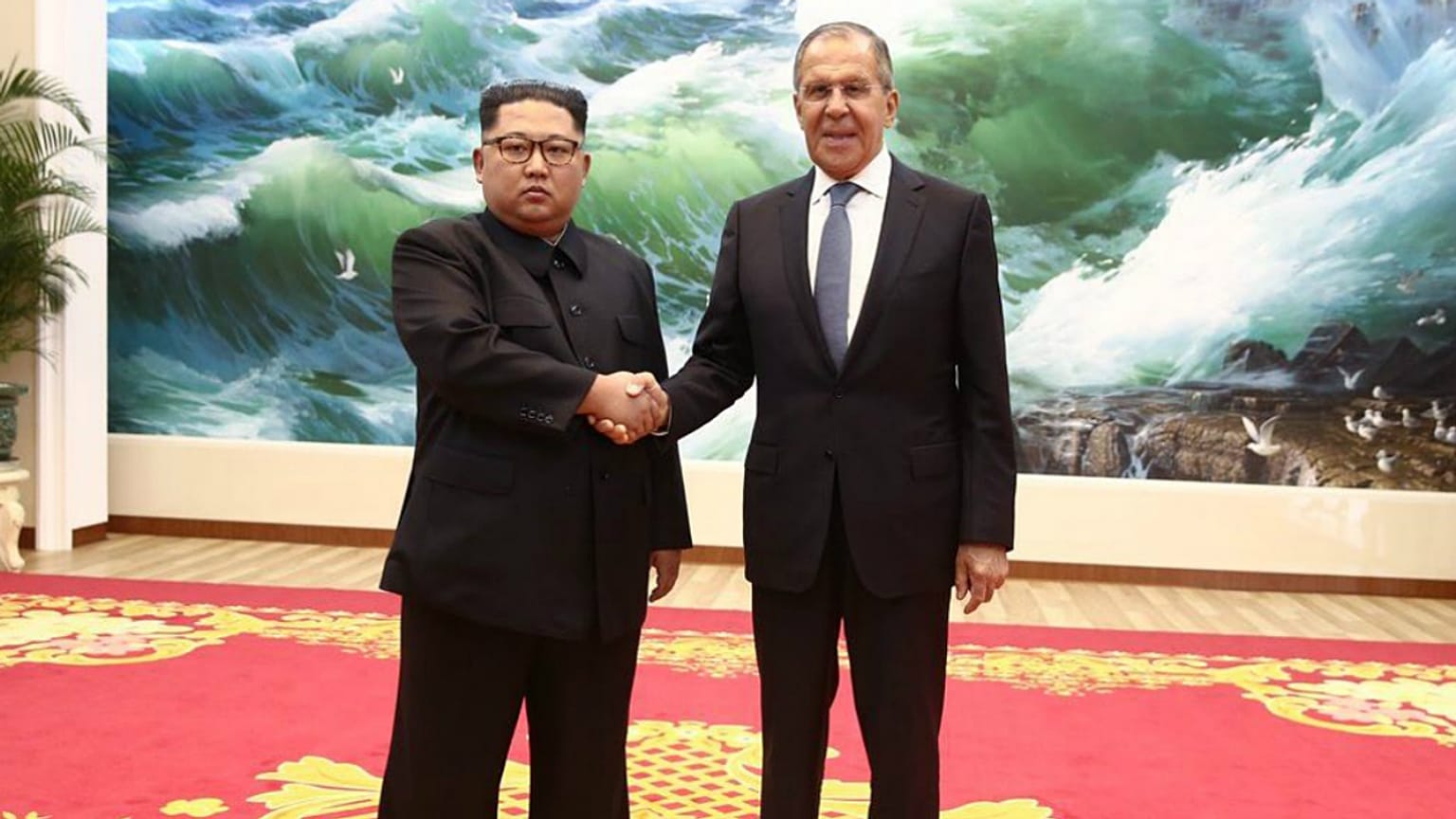 لاوروف در پیونگ‌یانگ با کیم جونگ اون دیدار کرد