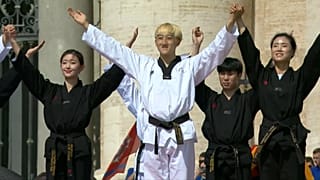 Taekwondo im Vatikan