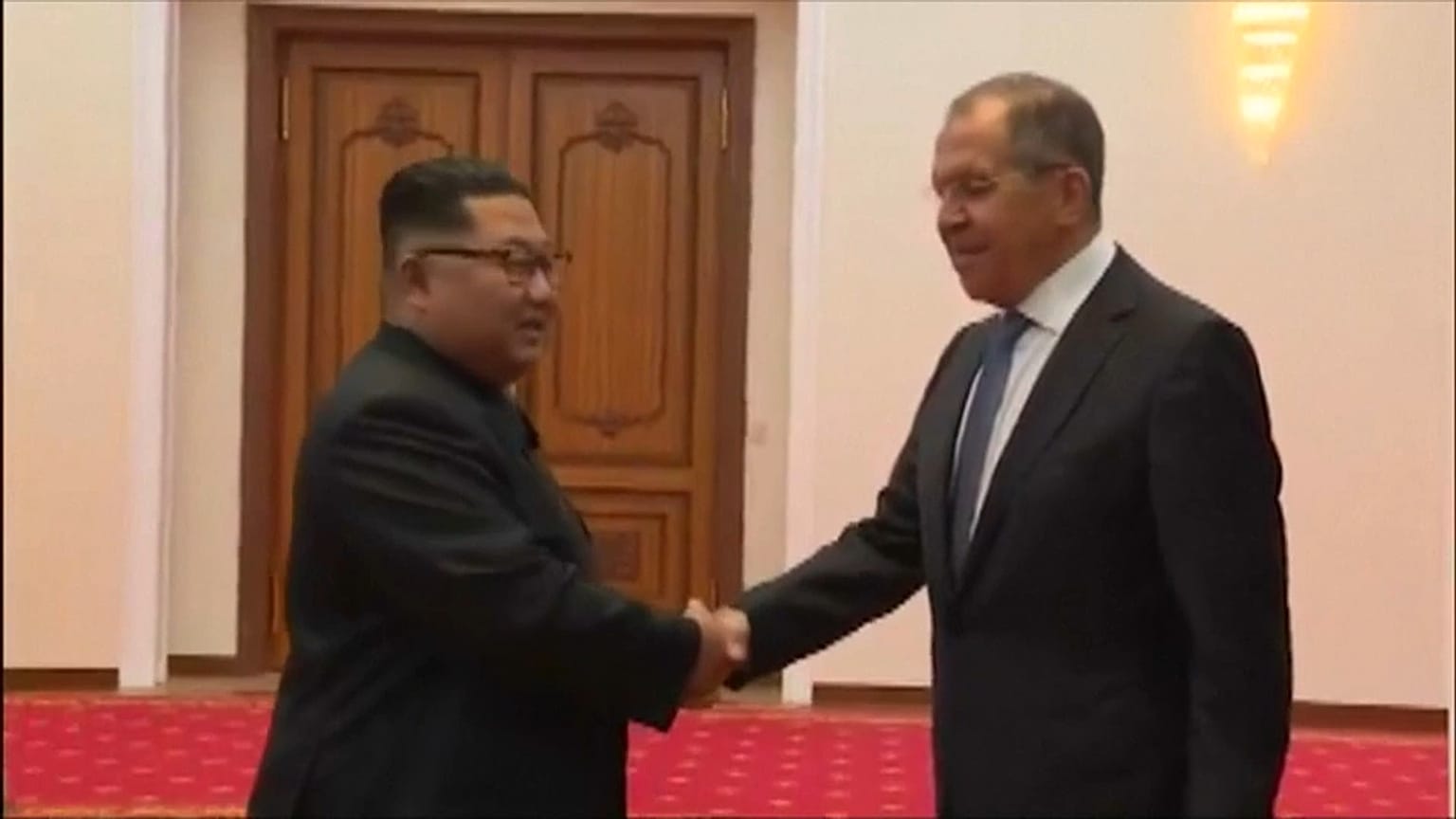 Sergei Lavrov ricevuto da Kim Jong-un