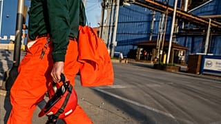 retour au travail des métallurgistes dans l'État de l'Illinois (USA)