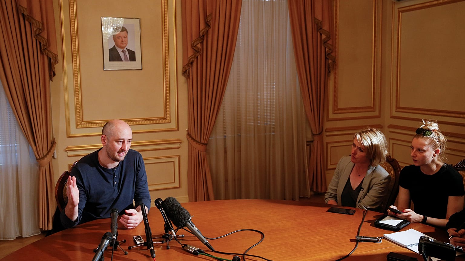 Babchenko says he was covered in pig's blood for fake death ruse