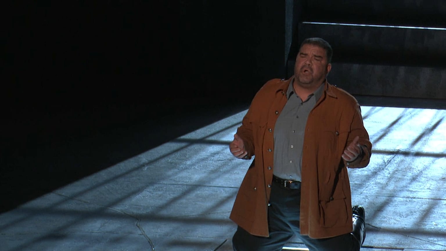 Baritone Dimitri Platanias plays the lead role in Verdi's 'Nabucco'