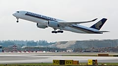 A Singapore Airlines Airbus A350-900 repülőgépe