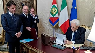 Italy's Prime Minister-designate Conte-Italian  President Mattarella