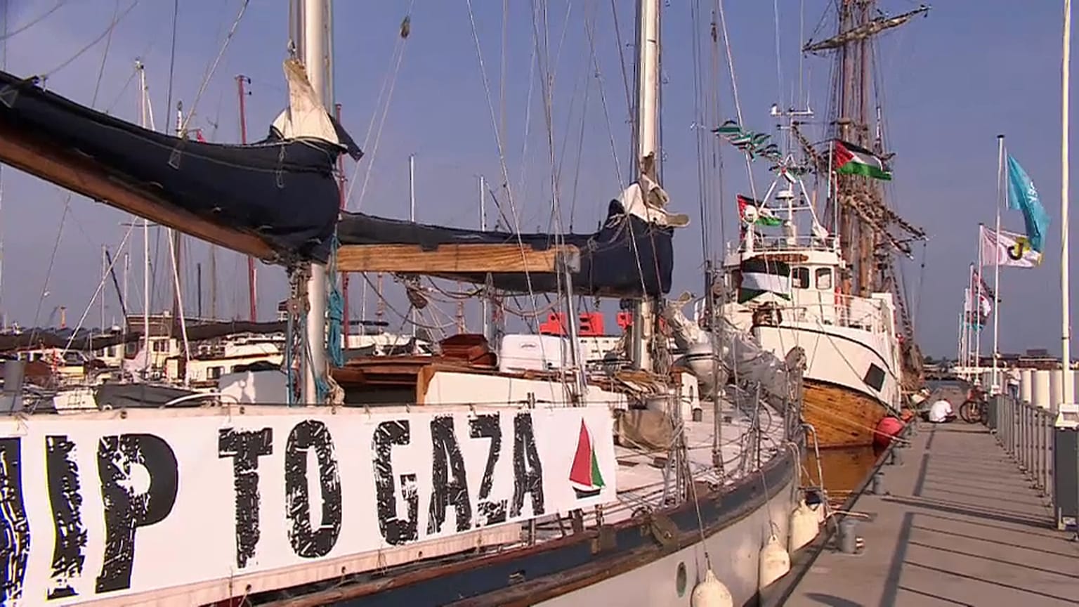 Flotilha a caminho de Gaza