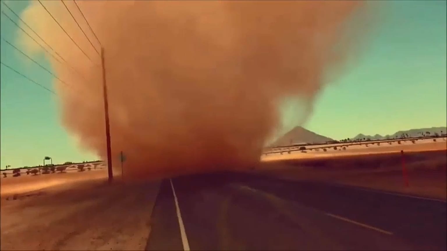 Arizona'da sıradışı hortum
