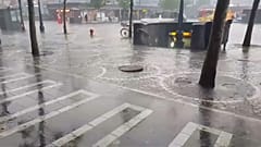 Mau tempo provoca o caos em Liège