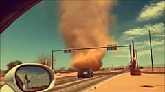 Arizona: Staubteufel im Schlepptau