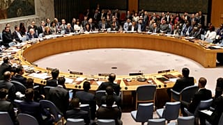 Security Council meeting at U.N. headquarters