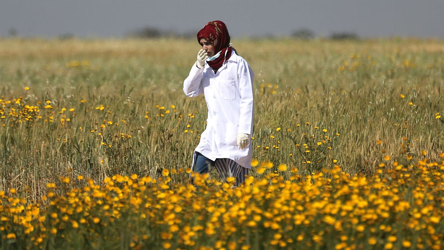 Female Palestinian medic Razan Al-Najar