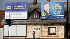 Wahlplakate in Ljubljana