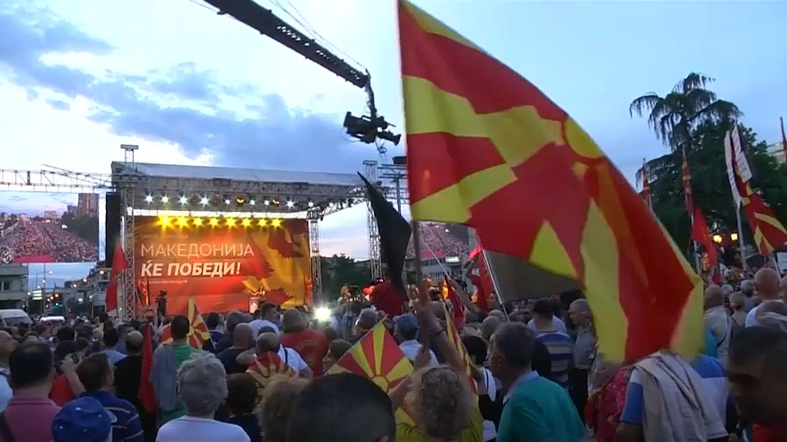 Pulso contra el gobierno de la derecha nacionalista macedonia