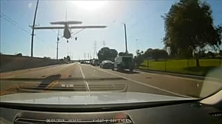 plane makes emergency landing