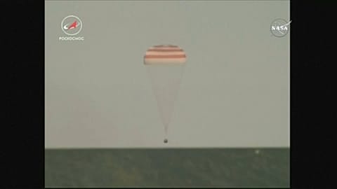 Soyuz de volta à Terra