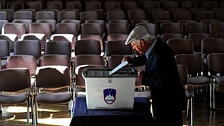 Slovenian anti-immigration party tops votes in parliamentary election
