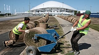 Sochi prepara-se para o Portugal-Espanha