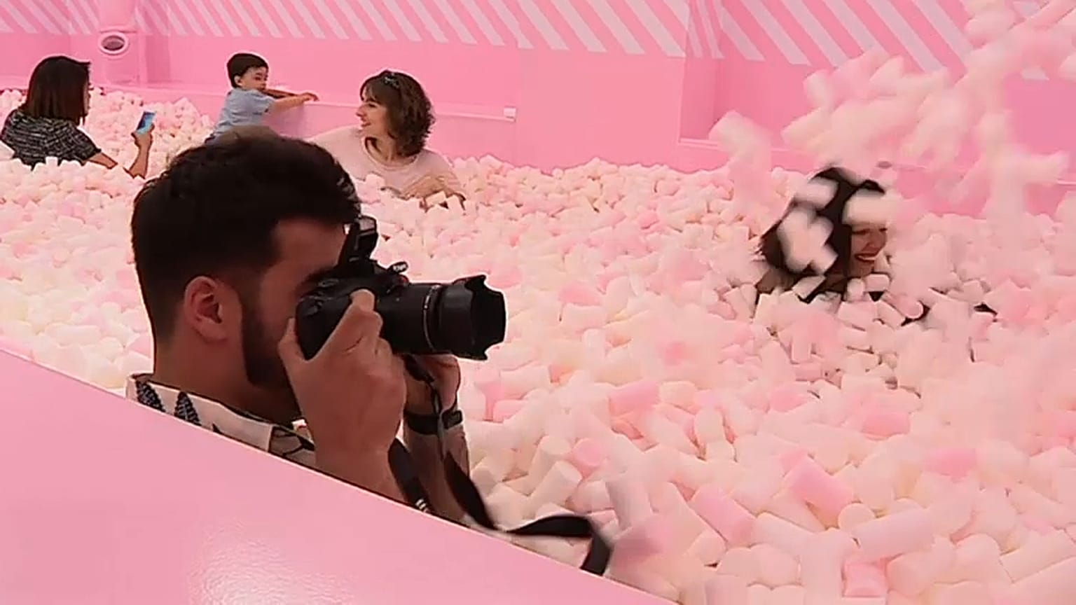 Süßes Vergnügen: Ein Spaßmuseum mit Marshmallow-Pool