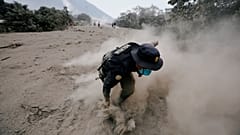 Momentos de angustia después de la erupción del Volcán de Fuego en Guatemala 