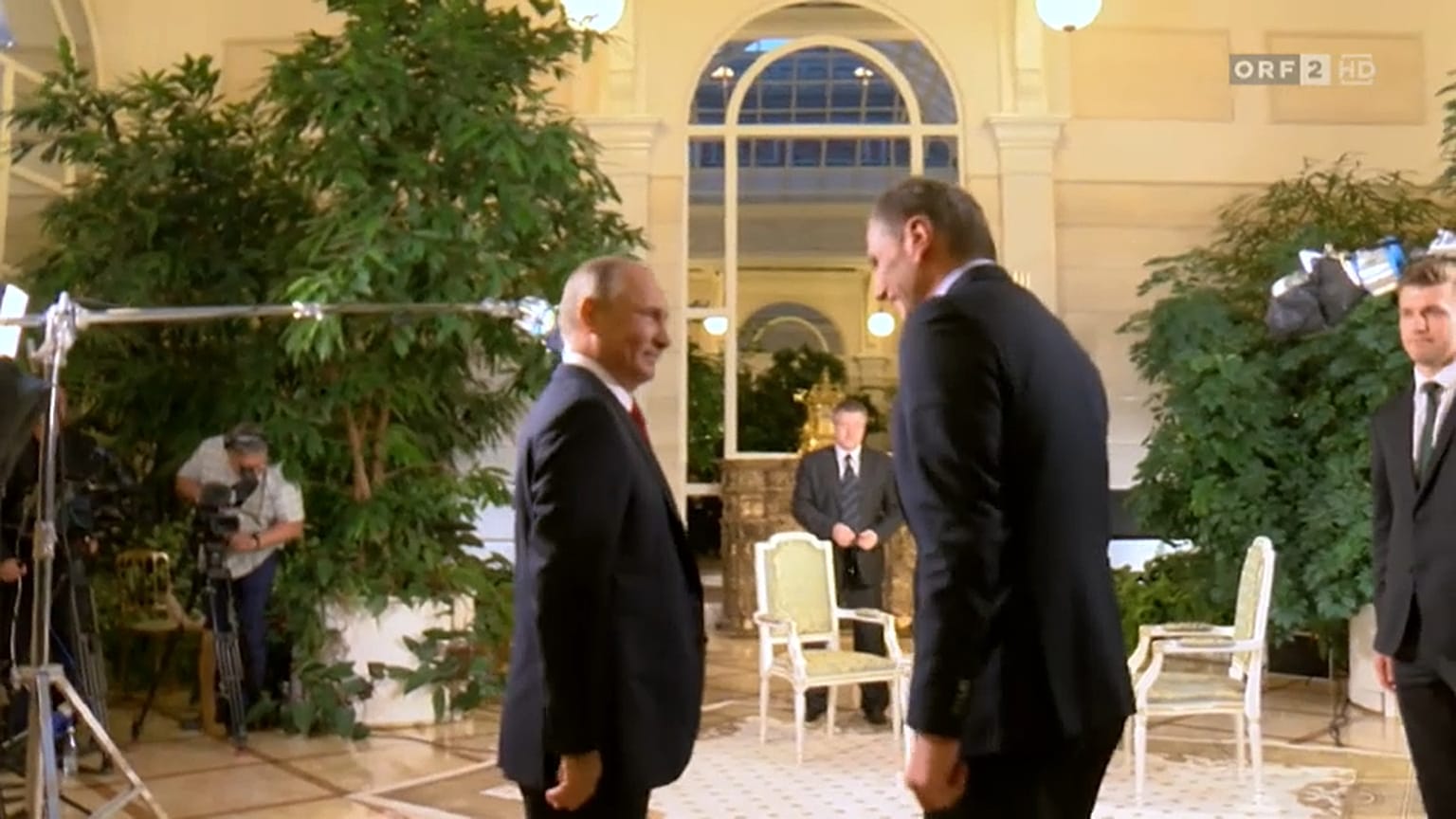 Vladimir Poutine en Autriche