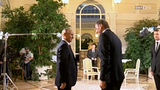Vladimir Poutine en Autriche