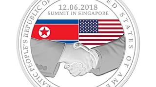 Singapore Mint release commemorative coins in honour of Trump-Kim summit