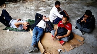 گروهی از پناهجویان در بوسنی و هرزگوین